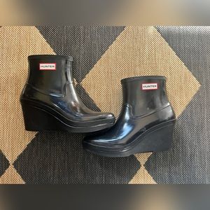 HUNTER Wedge Short Rain Boots